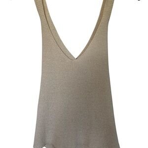 Sadie & Sage Crochet Cream Tank